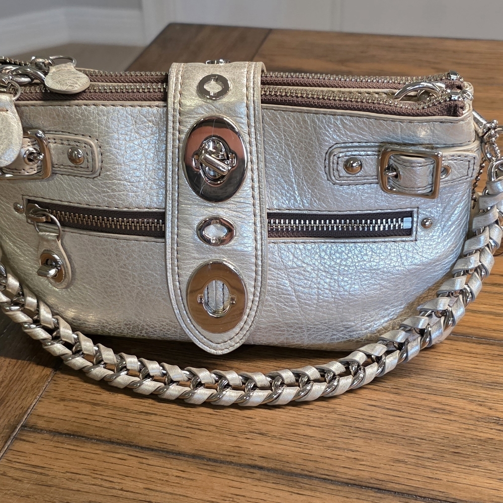 Silver Chain Strap Women's Bag